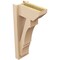 Ekena Millwork 6-in W x 12-in D x 24-in H Balboa Slat Rough Cedar Woodgrain TimberThane Outlooker, Primed Tan OUTUR060X12X24BOA24RCPR - alternate 6